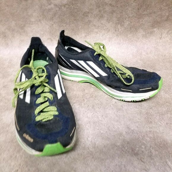 Adidas Womens Adizero F50 G42281 Size 9 Black Green Running Shoes - Picture 5 of 10